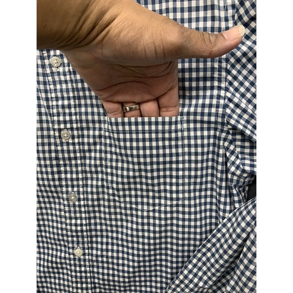 Banana Republic Button Down Shirt Mens Size Small Slim Fit Teal Long Sleeve 2015 - Picture 9 of 16